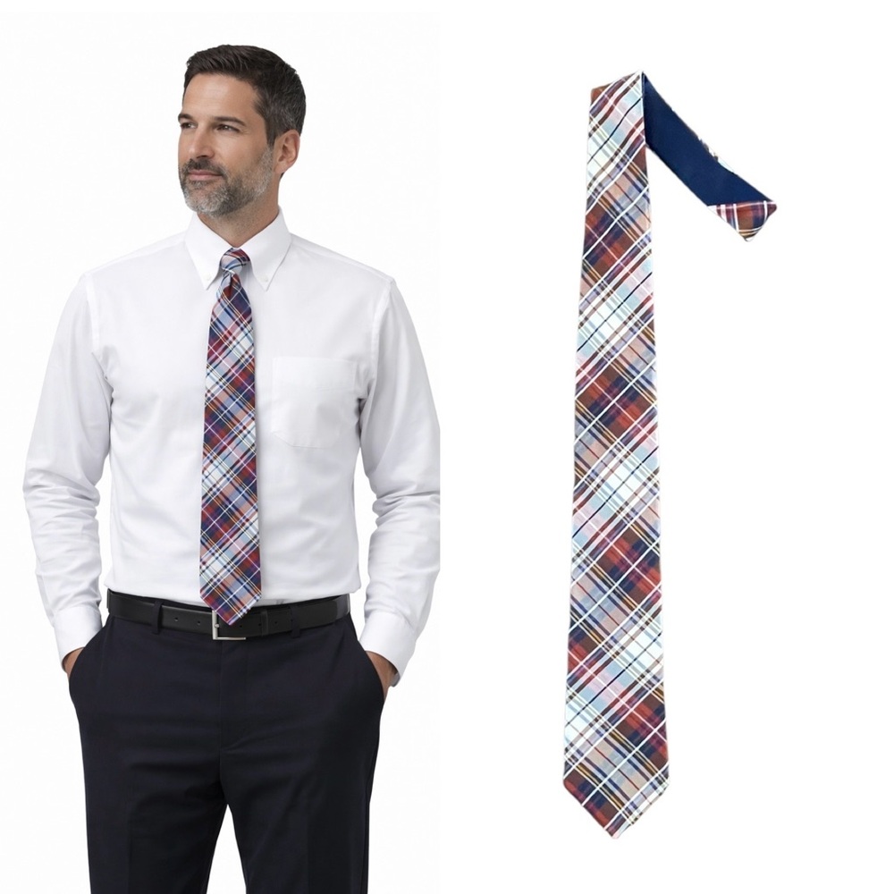 Tommy Hilfiger Vibrant Plaid Tie
🔥% bundle of 3, 5, 10, 15 or 20 ties